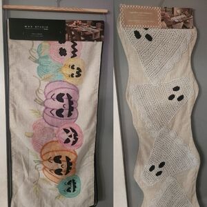 Pumpkin & Ghost Table Runners